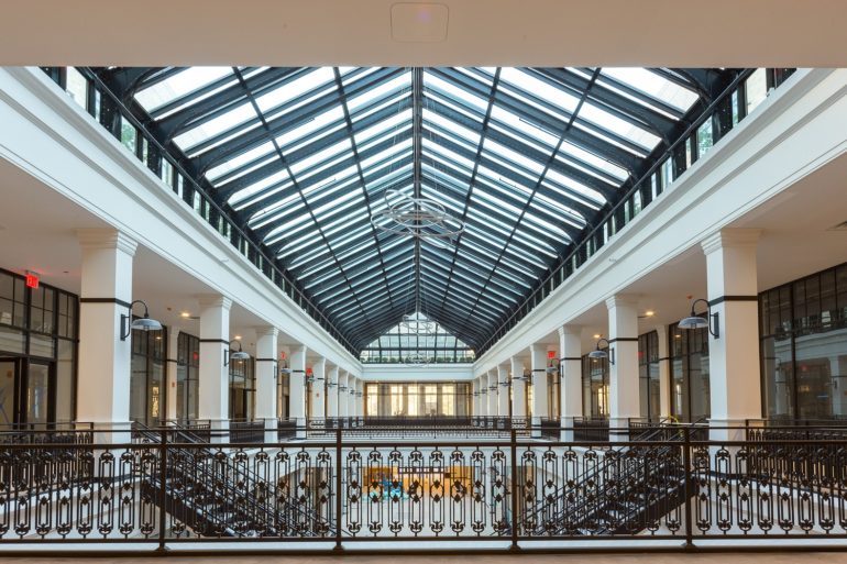 Interior of Hahne & Co. Building in Newark, NJ